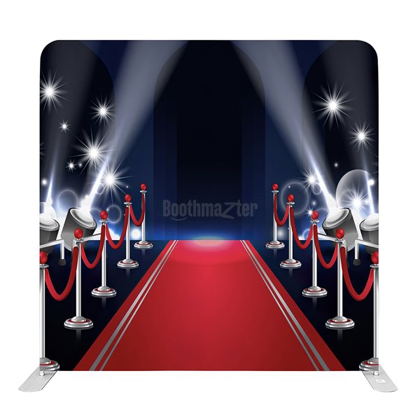 8ft x 8ft Red Carpet Pillow Tension Fabric Backdrop Only
