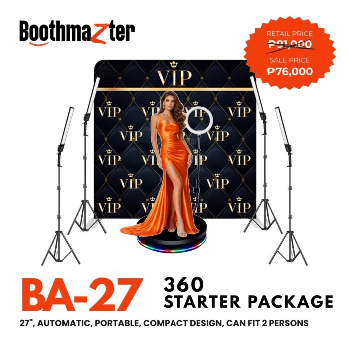 BoothMazter BM - 27" 360 Video Booth Starter Package