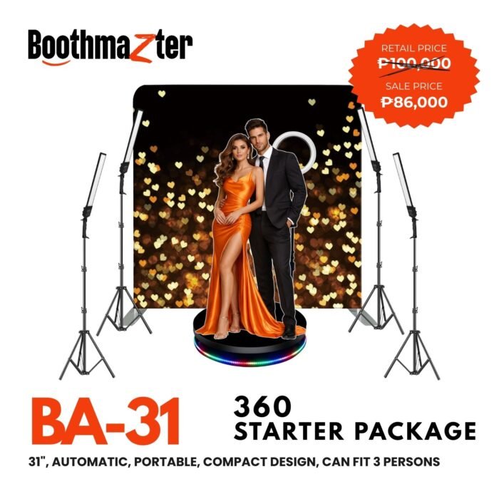 BoothMazter BM - 31" 360 Video Booth Starter Package